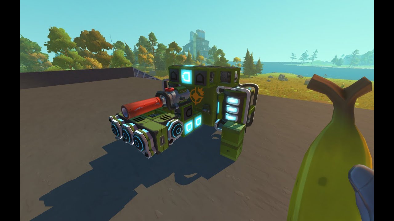 Scrap Mechanic Survival | Auto Turret - Potato Defense - Showcase