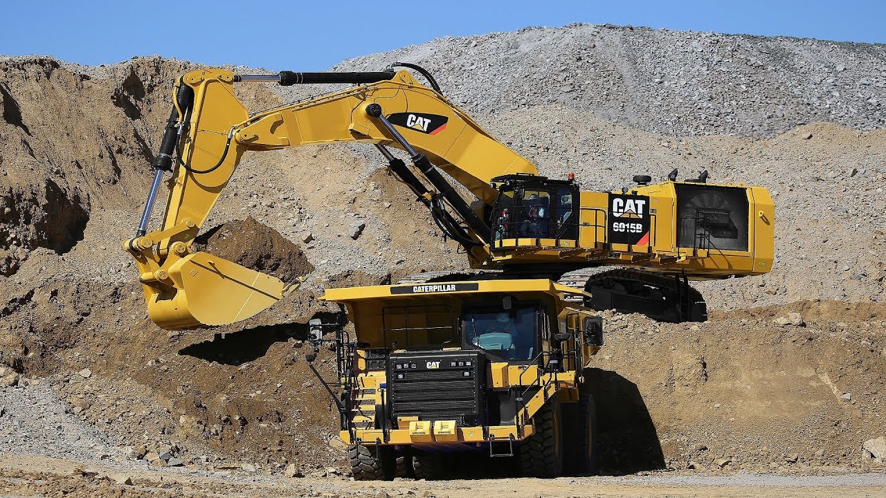 Escavadeira de Minera&ccedil;&atilde;o CAT 6015B - Mais Que Incr&iacute;vel