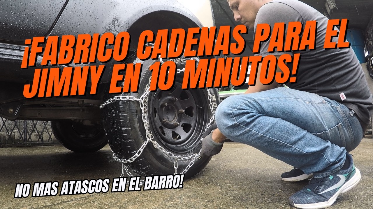 Fabrica tus propias cadenas para barro y nieve con 20$
