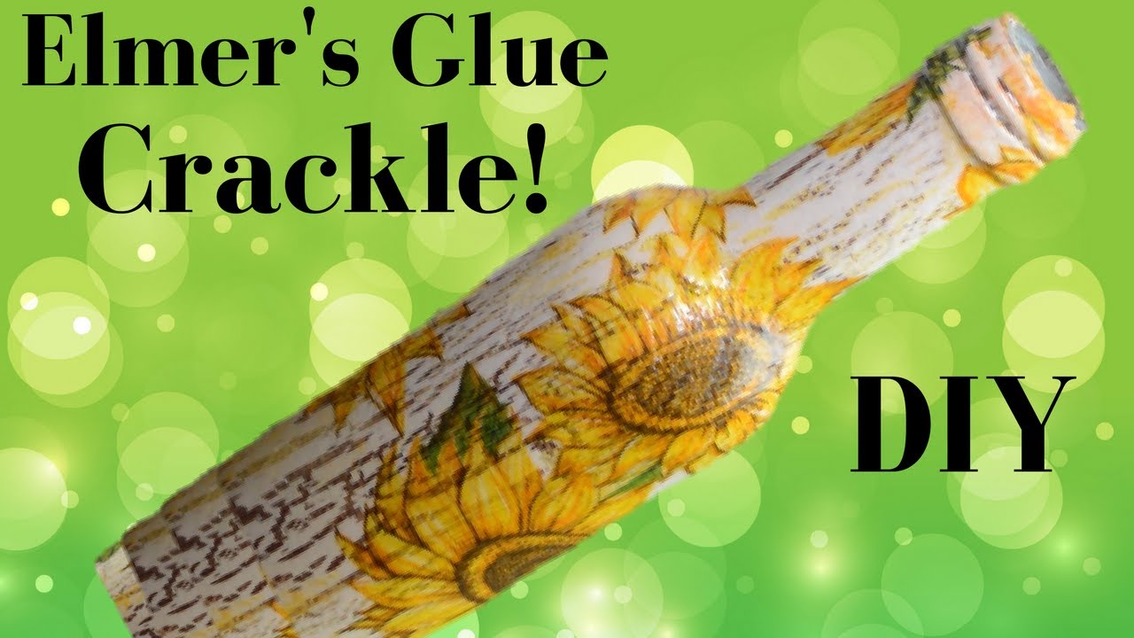 DIY Decoupage/Crackle Wine Bottle For A Friend (HD) | Bottle Art