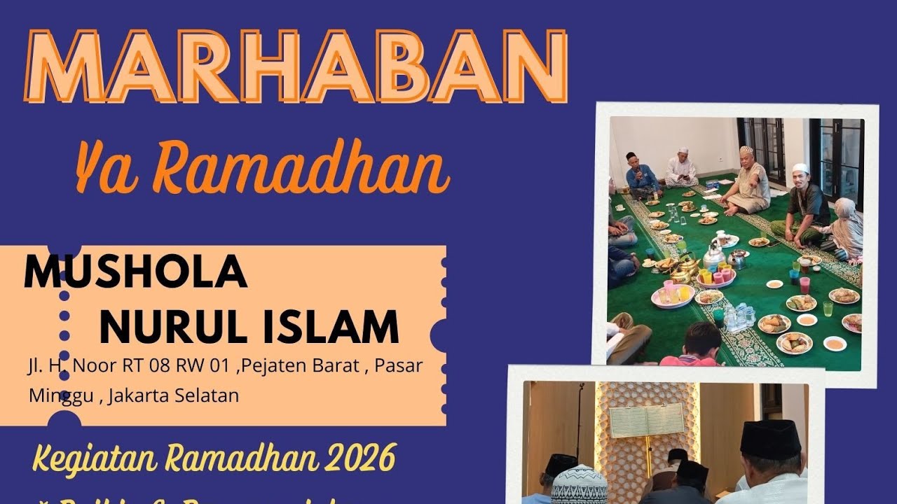 Persiapan Buka puasa bersama di Mushola Nurul Islam
