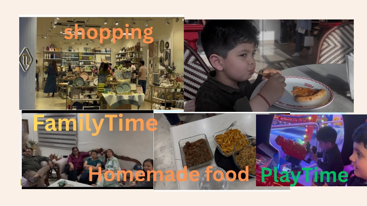Family Time, shopping…bchao ko play krwa mall main @Itsindulife 