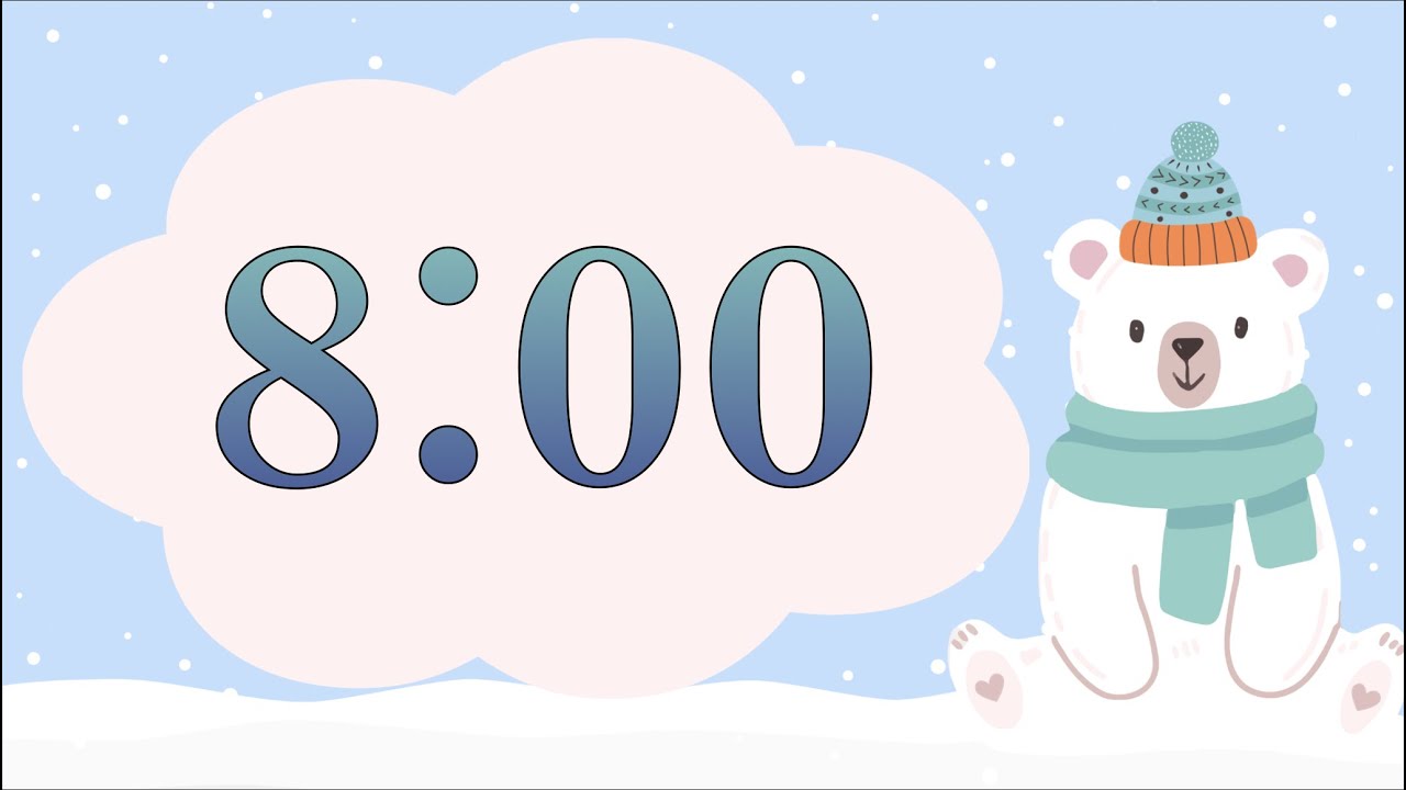 8 Minute Cuddly Polar Bear Timer (Synth Bells at End)