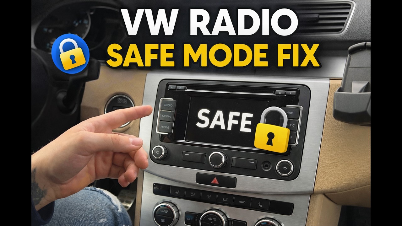 VW Passat CC RNS 315 Radio Code Unlock 🔑 | Remove Radio, Find Serial & Generate Unlock Code