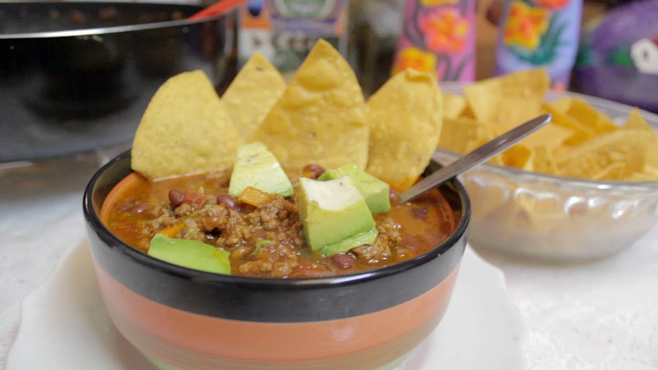 Preparando un Riquísimo CHILI CON CARNE