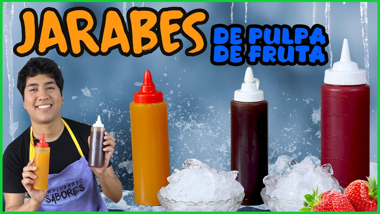 PREPARA JARABES DE FRUTA - RASPADILLAS