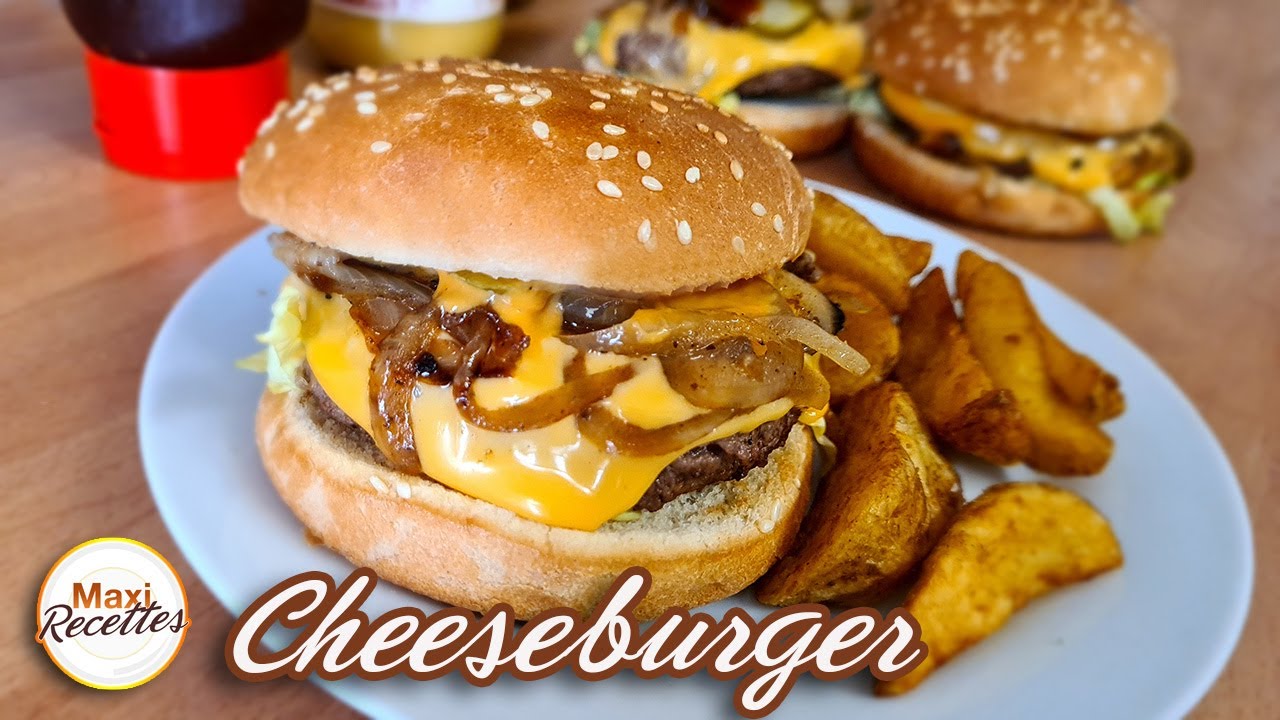 Cheeseburger meilleur que McDo Recette Facile et Rapide
