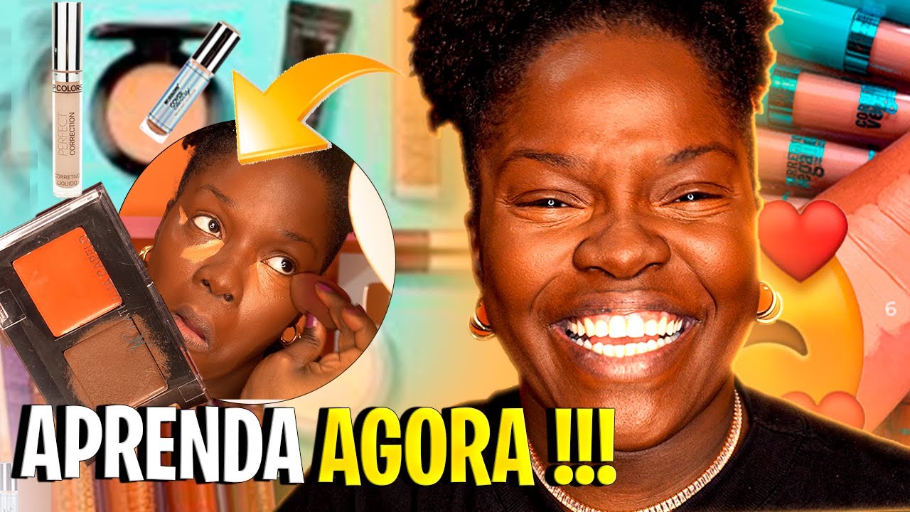 CORRETIVO para INICIANTES em PELE NEGRA  | Juliana Luziê