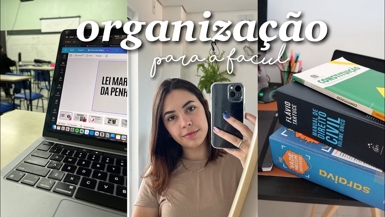 ORGANIZA&Ccedil;&Atilde;O PARA A FACULDADE *dicas que me salvaram*| III semestre da faculdade de direito