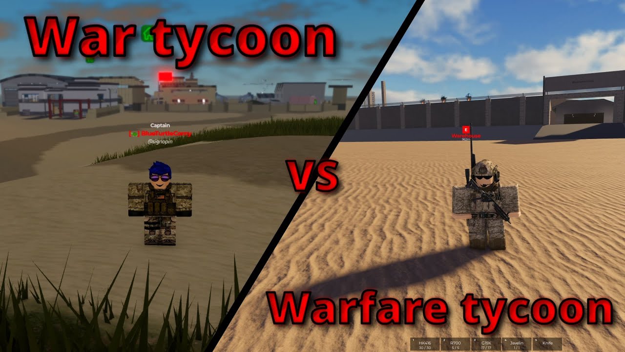 War tycoon VS Warfare tycoon