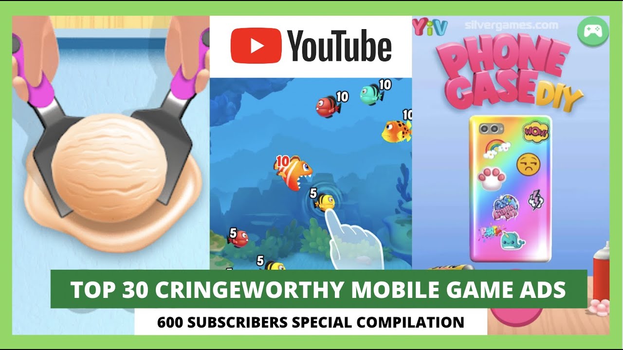 🤯 TOP 30 Cringeworthy Mobile Games Ads Compilation [My Version] - 600 Subscribers Special 🤯