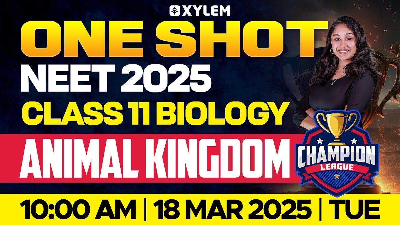 🔥ONE SHOT CHAMPIONS LEAGUE 🏆 Animal Kingdom | Shruthi maam | Xylem NEET Tamil