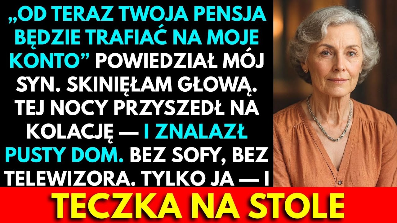 Mój Syn Powiedział: „Twoja Pensja Trafi Na Moje Konto”. Nie Wiedział, Że Już Nie Miał Domu
