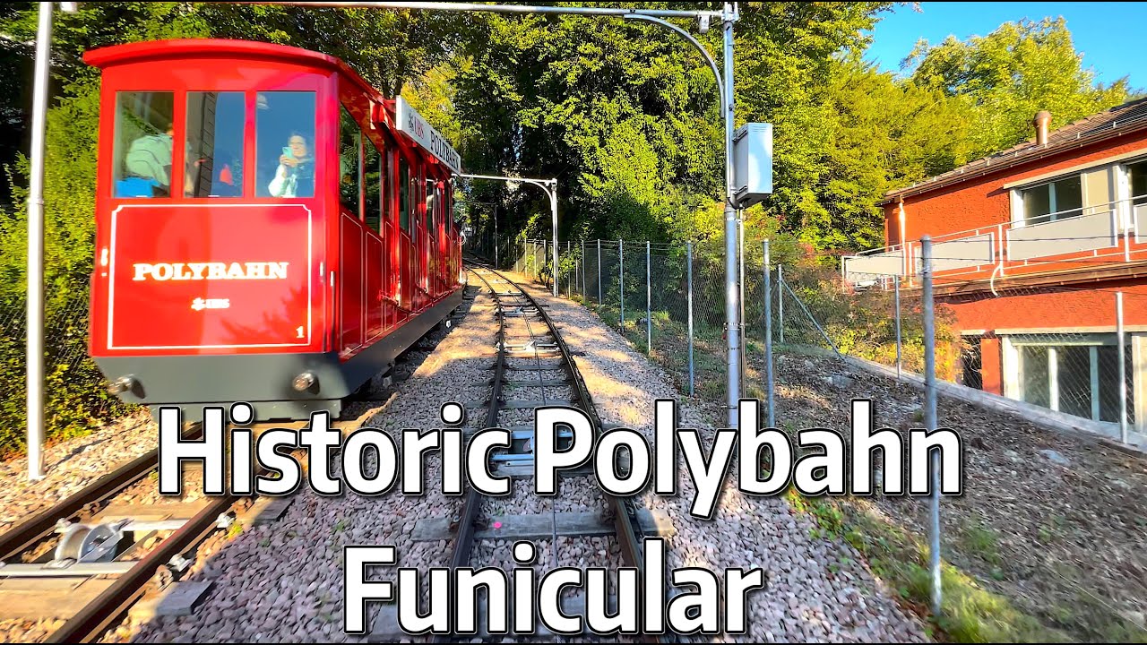 ⁴ᴷ⁶⁰ Riding Zurich's Historic Polybahn Funicular