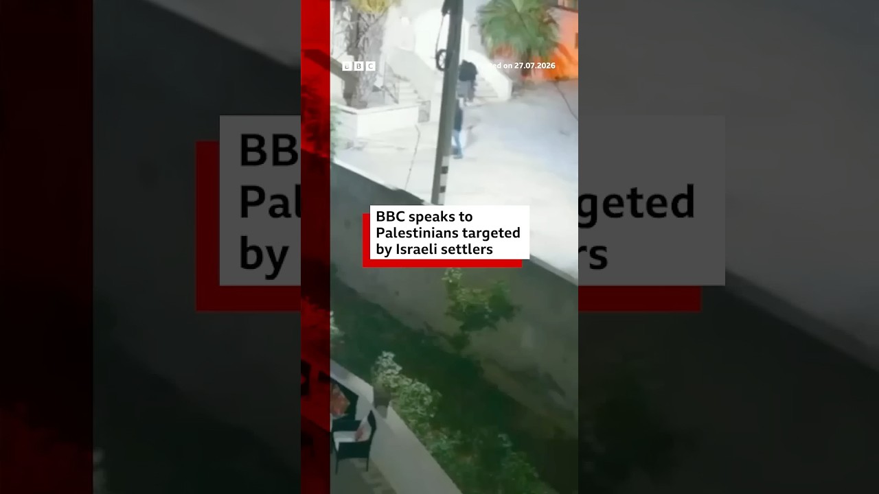 BBC speaks to Palestinians targeted by Israeli settlers. #BBCNews