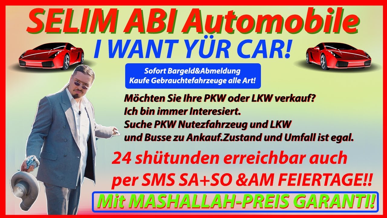 Deutscher und Russe kaufen beim T&uuml;rken, Selim Abi Automobile (Vergleich)