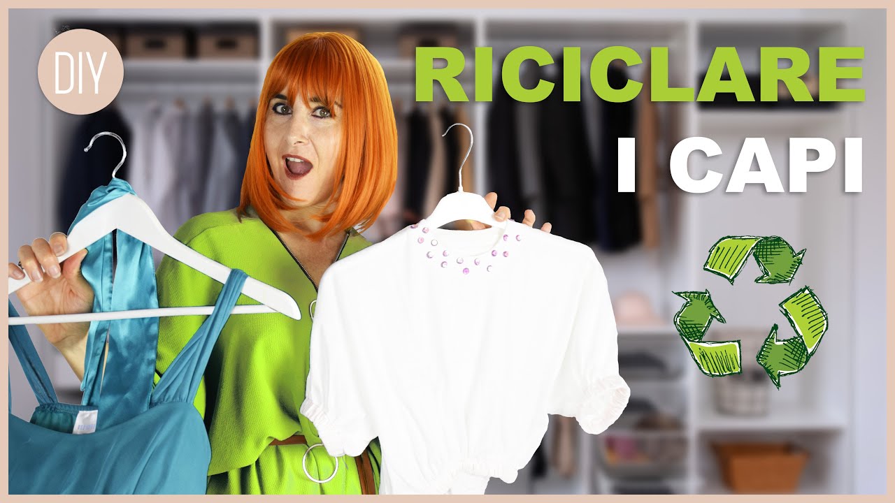 Come RICICLARE capi in modo FASHION - #DIY ✂️