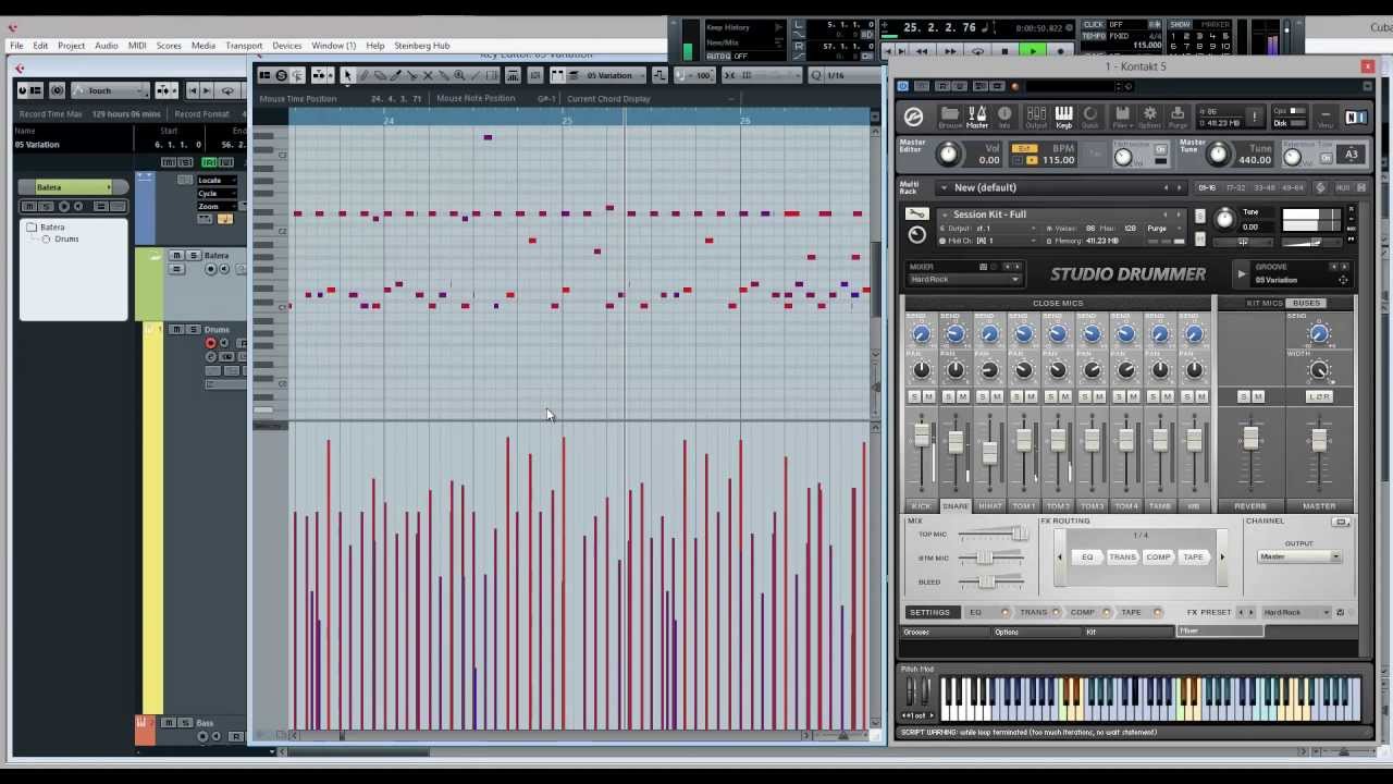 High Quality Drums with STUDIO DRUMMER - KONTAKT DEMO
