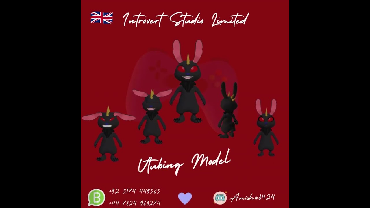 VTubing Model for Animaze, Vseeface, Live3D and more