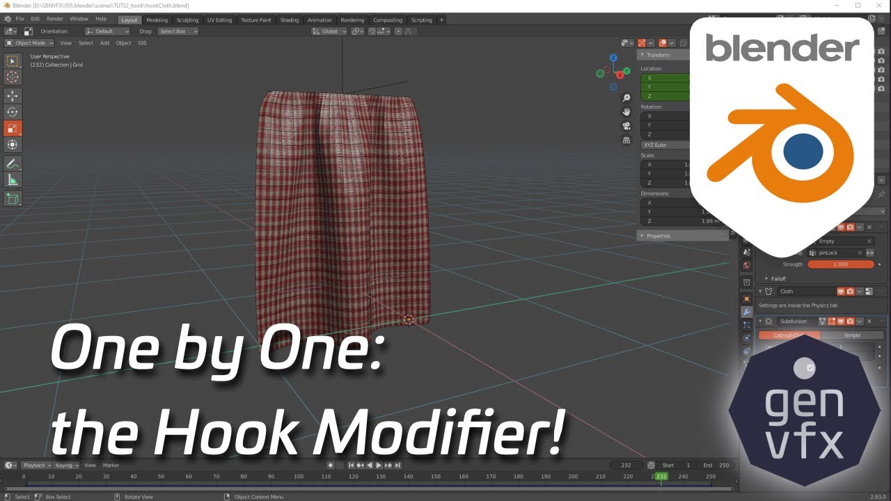 ONE BY ONE: Modifiers. Everything you need to know about using the Hook Modifier!