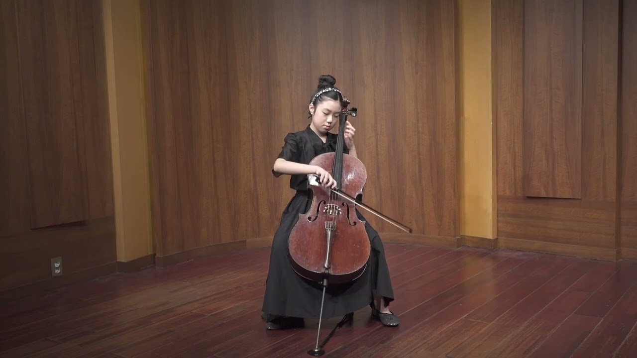 J. S. Bach, Suite No. 3 in C major for Unaccompanied Cello, BWV 1009: VI. Gigue (Joylyn Jung Age 10)