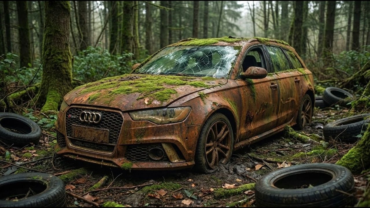 FULLY Restoration Abandoned AUDI RS6 AVANT | Restoring LEGENDARY GERMAN WAGON Left to ROT in Forest