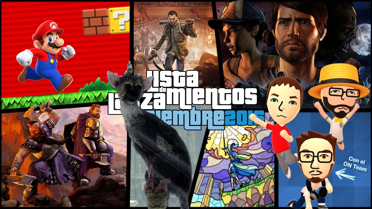 Lista de Lanzamientos: Diciembre 2016 | Con el ON Team