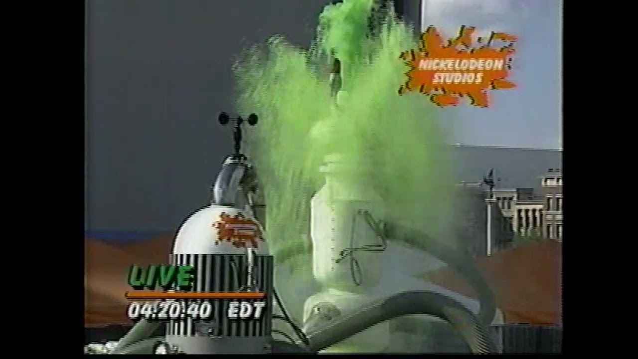 Nickelodeon Studios Slime Geyser Live Debut