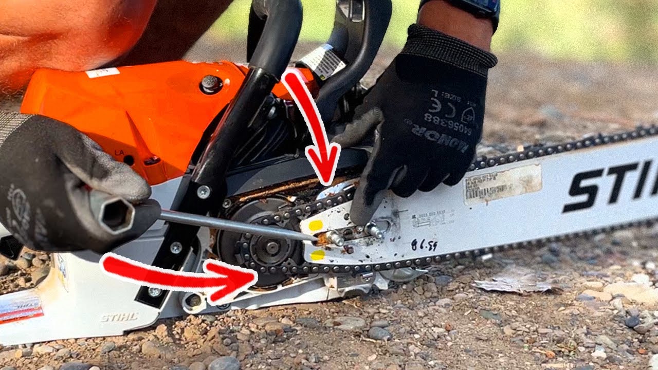 CÓMO CAMBIAR la cadena de MOTOSIERRA paso a paso - Guía completa y práctica