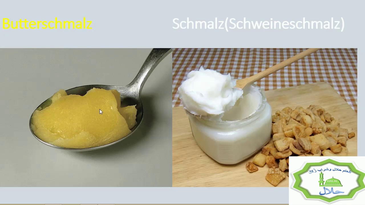 كيف نميز دهن الخنزير وما الفرق بين كلمتي Schmelz و Schmalz  ؟