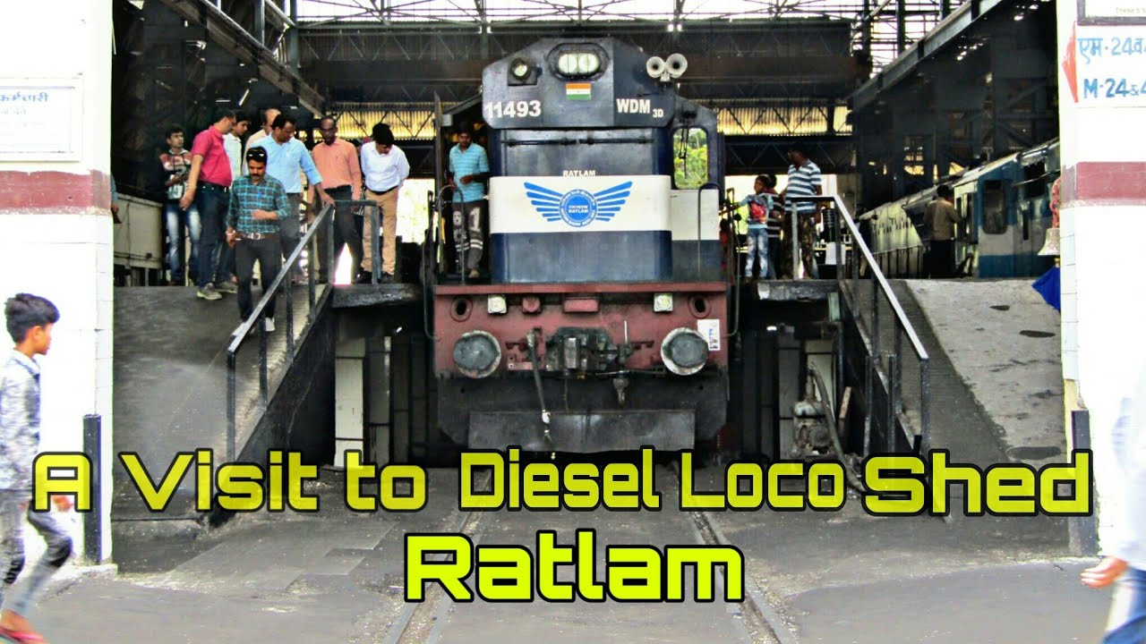 A Visit to - Diesel Loco Shed Ratlam- Full Coverage|| डीजल लोको शेड रतलाम - पूर्ण कवरेज