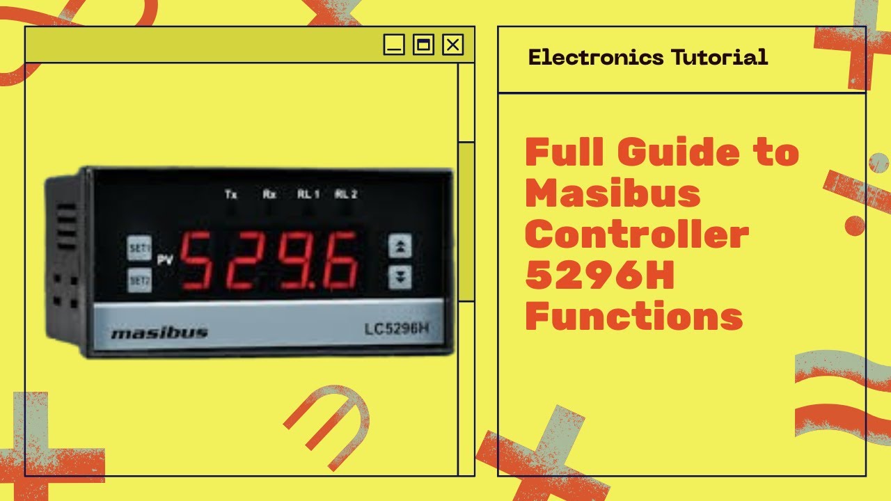 Masibus Controller 5296H Full Tutorial | RTD/4-20mA Input, Relay, Hysteresis Explained | ON/OFF Demo