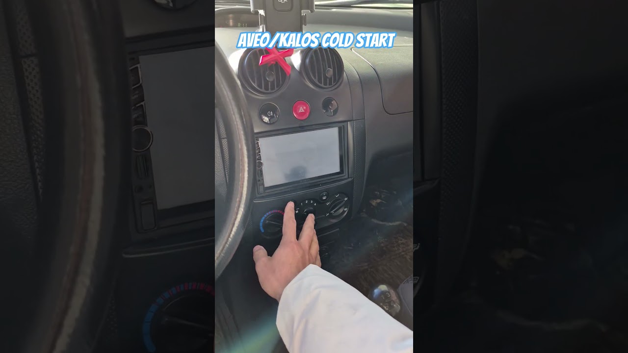 Aveo/Kalos cold start ilk &ccedil;alıştırma #automobile #aveo #kalos #coldstart