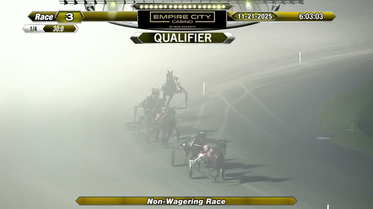 Yonkers Raceway Qualifiers - November 21st, 2025, Race 3