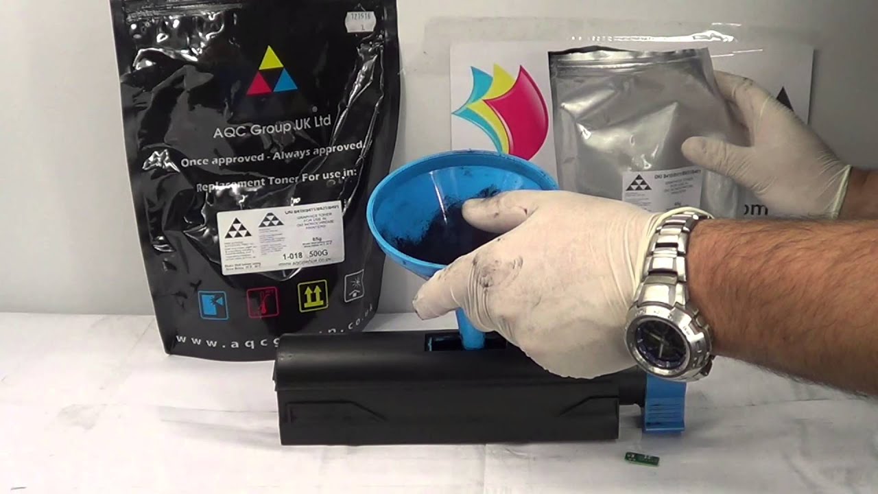 How to refill and reset Oki cartridge B401 B411 B431 B431dn Mb491 Mb451 Mb441dn