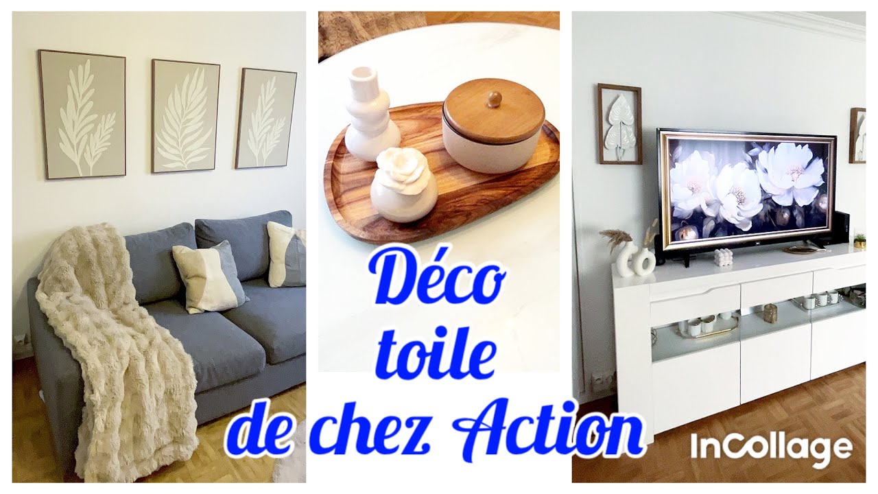 DÉCORATION DE SALON  TOUR 💋😍 TOILE ACTION 🎁🎁