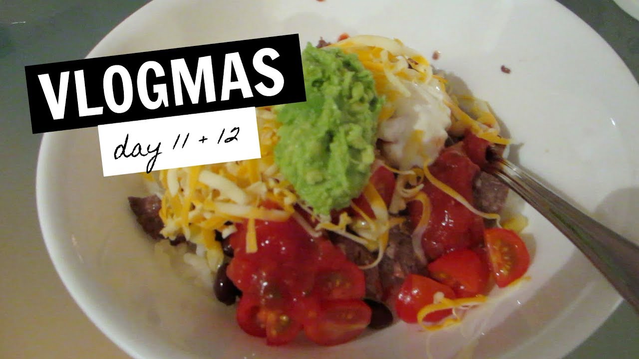 WHAT I EAT FOR DINNER | Vlogmas Day 11 + 12