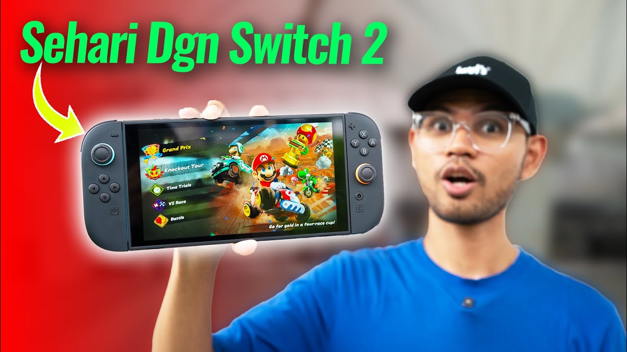 Lenjan Nintendo Switch 2 Sampai Habis Bateri ! 🔥 *Test 4K Gaming
