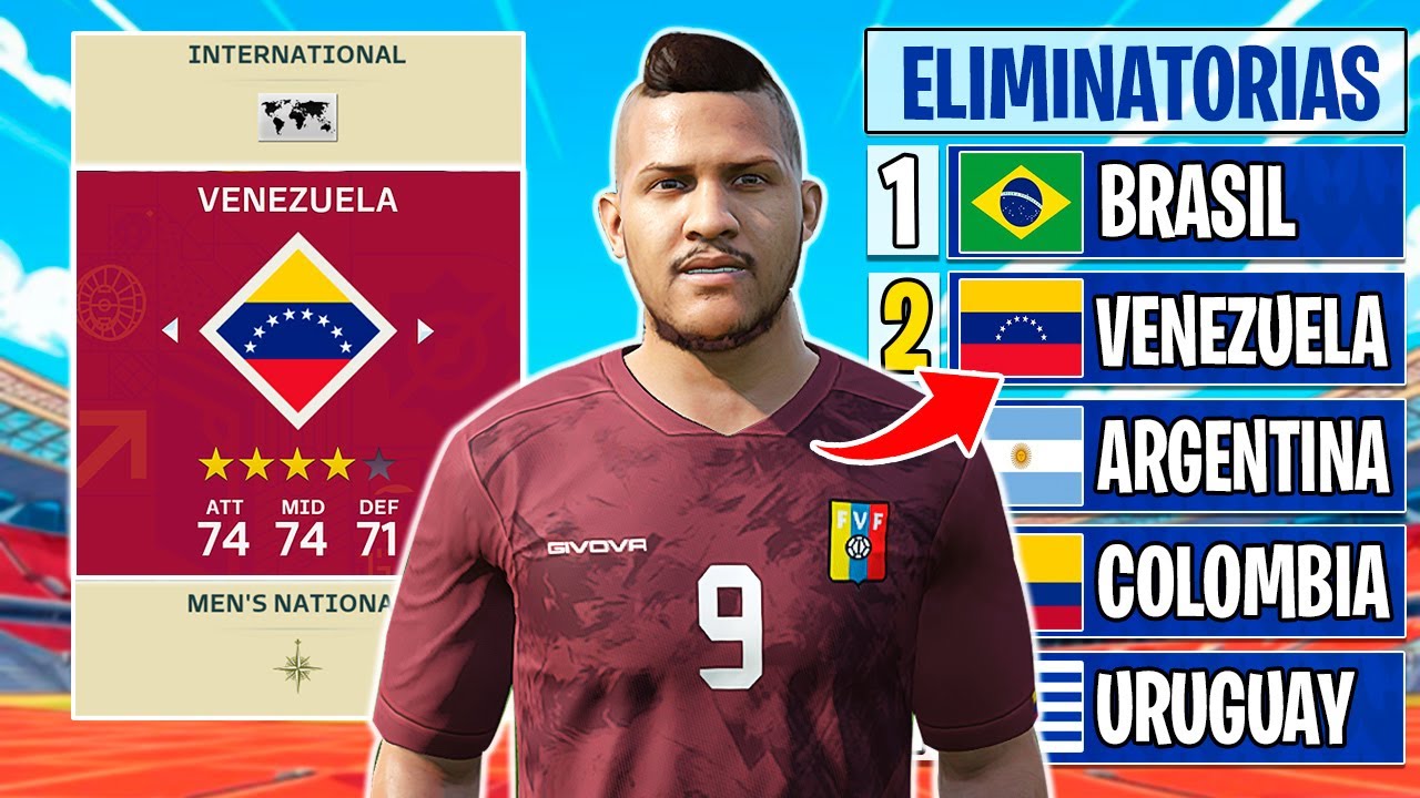 INTENTO CLASIFICAR a VENEZUELA a su PRIMER MUNDIAL