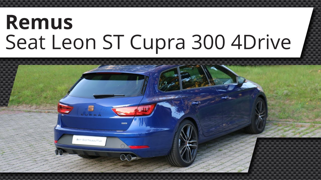 Remus Komplettanlage ab OPF | Seat Leon ST Cupra 300 4Drive ➔ Dein-Sportauspuff.de