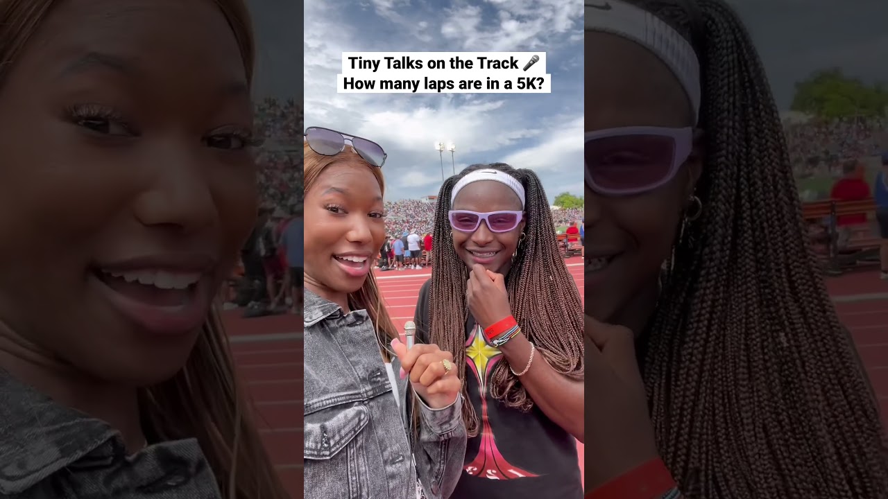 Tiny Talks on the Track 🎤 #track #tinytalks #trackandfield