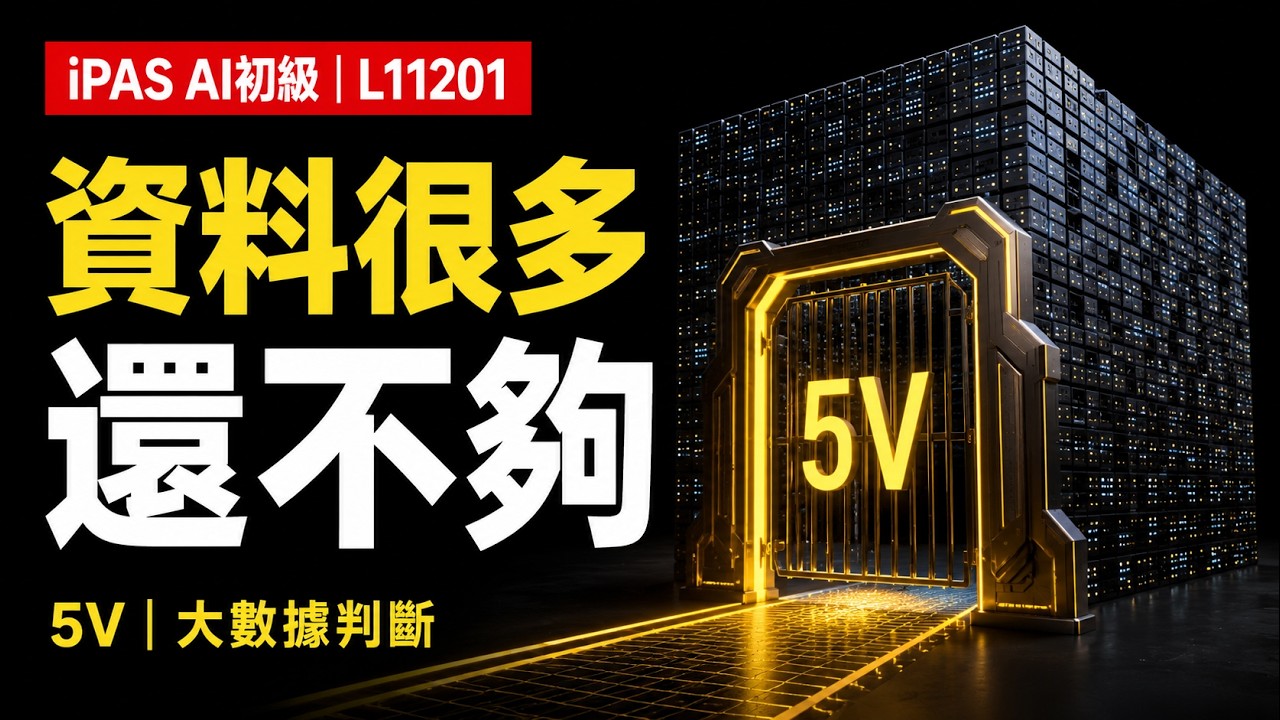大數據入門：秒懂 5V 特性、Hadoop 與 Spark 核心技術 (L112-04)