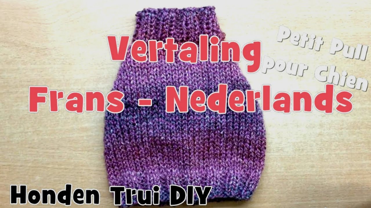 DIY Honden Trui Breien (Nederlands)