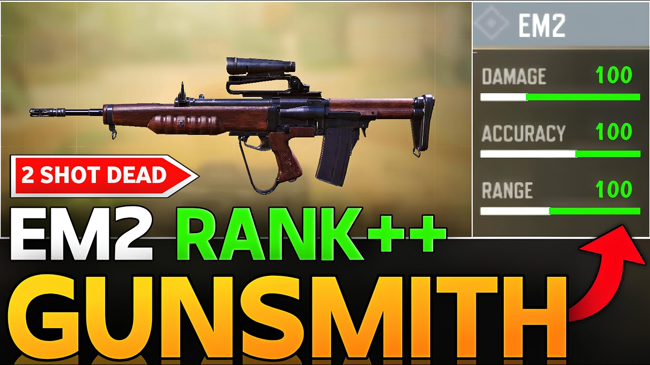 A RED DOT CAN FIX EVERYTHING | BEST EM2 GUNSMITH IN CALL OF DUTY MOBILE |
