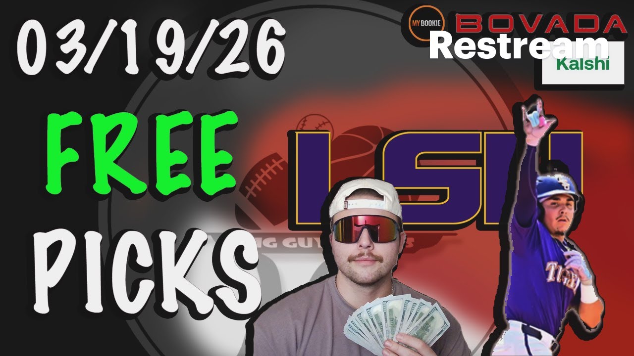 FREE College Baseball Picks 03/19