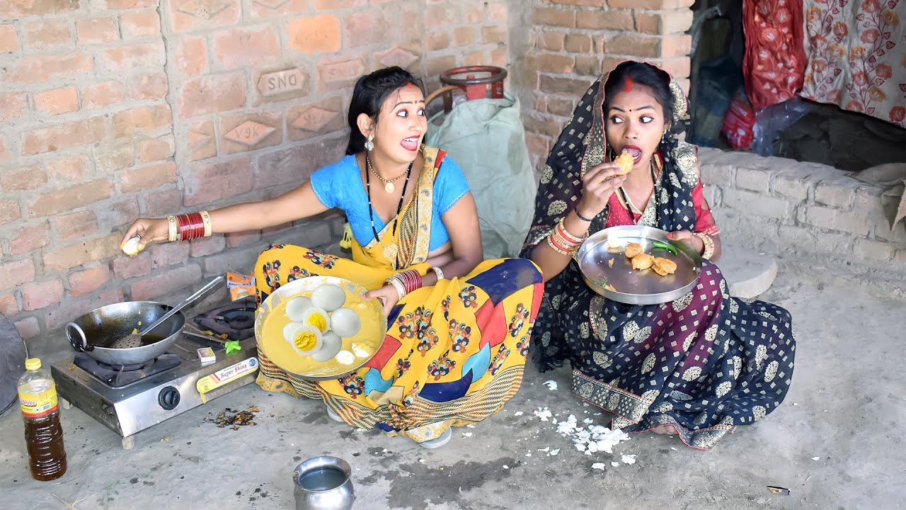 #पगली बनाई अंडा पकौड़ा गर्म-गर्म मौसी जी को खिलाई || #pagali comedy Video