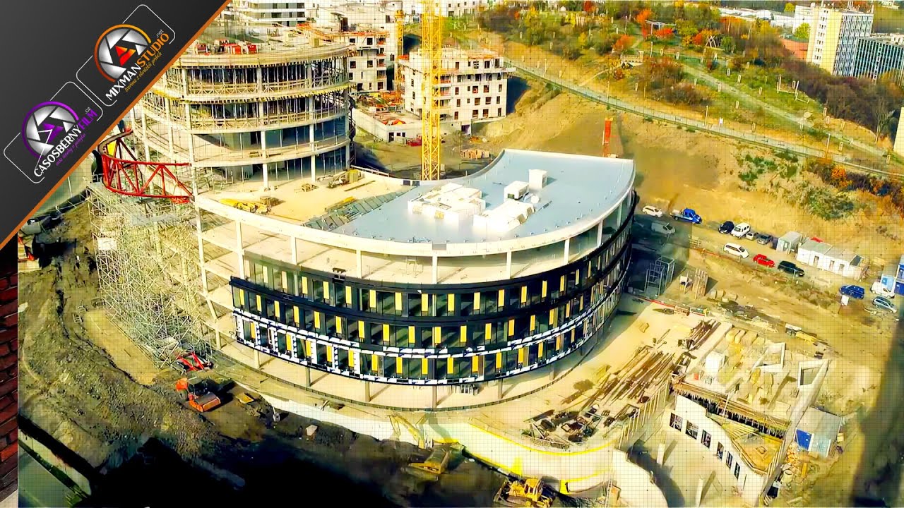 ČASOSBĚRNÉ VÍDEO STAVBY KANCELÁŘSKÉHO KOMPLEXU DYNAMICA | PENTA Investment