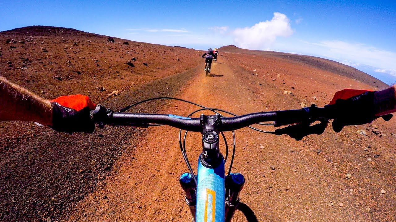 Maui's biggest volcano is like riding on Mars | Mountain Biking Haleakala