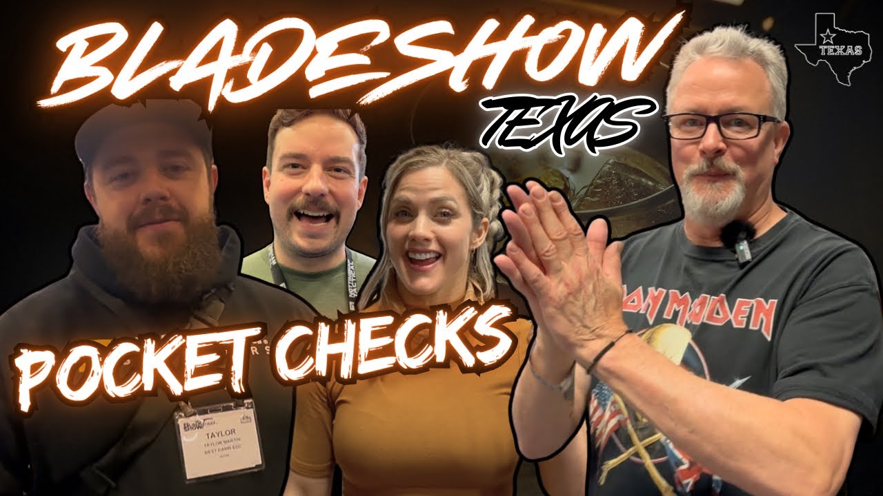 Легенды EDC-одежды Pocket Checking на выставке Blade Show Texas 2025 | Мелисса Бэквудс, Тейлор Ма...