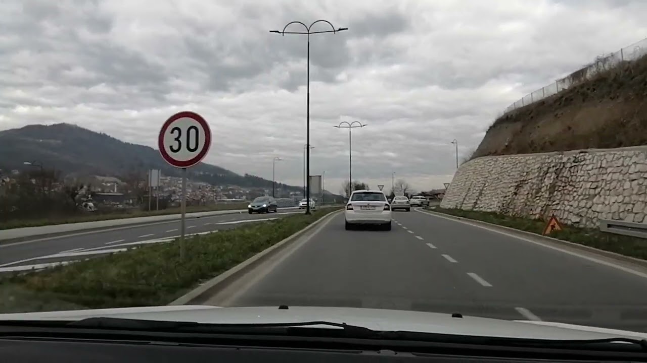 Vožnja Sarajevo (Vogo&scaron;ća - Stup) - Driving Sarajevo #dashcam #driving #highway #road #sarajevo